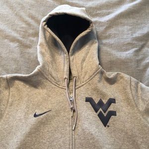 Like-New women’s Zip Up WVU jacket. Size XL